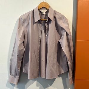 Petite Sophisticate size 10 Lavender Button Down